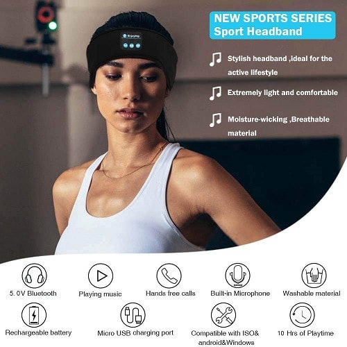 Bluetooth 5.0 Wireless Music Sport Headband