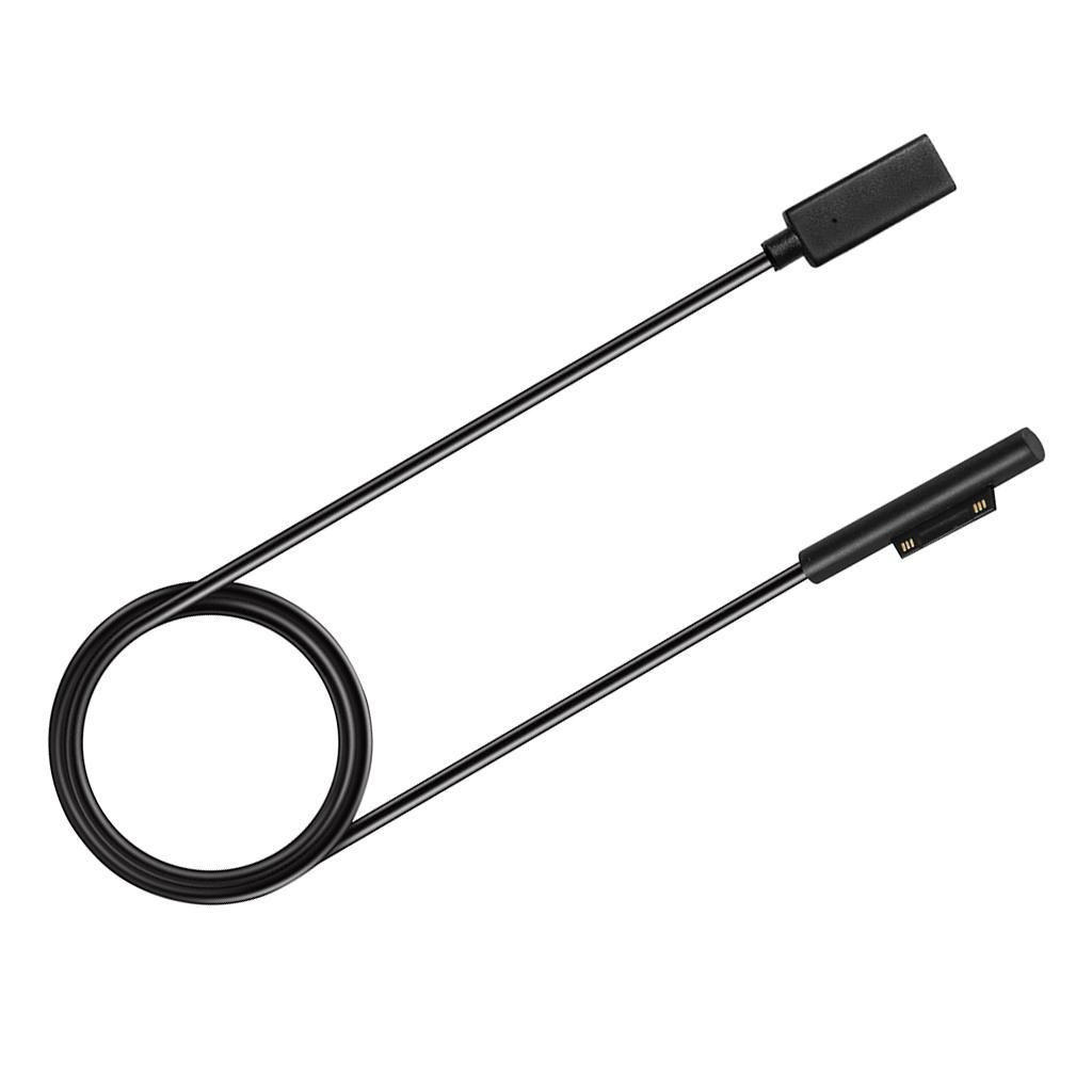 USB Type-C Female Charger Charging Cable For Microsoft Surface Pro 5