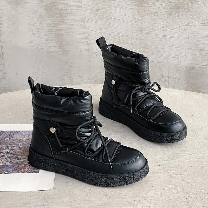 Women Boots Non-slip Winter Mid-Calf Snow Boots