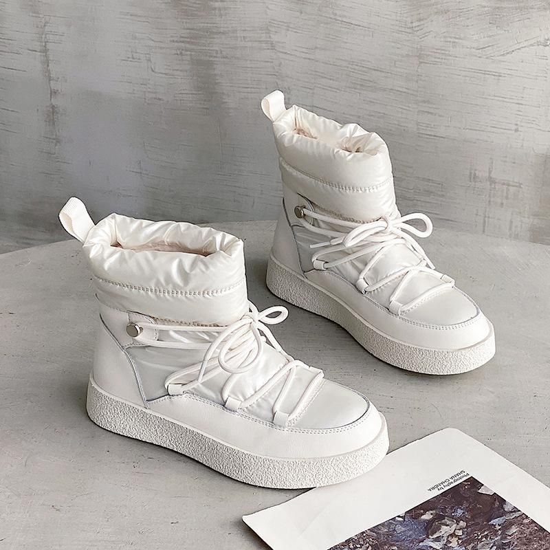 Women Boots Non-slip Winter Mid-Calf Snow Boots