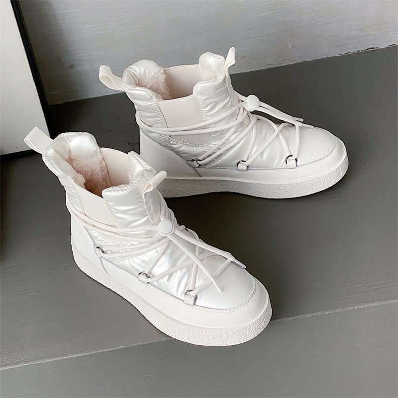 Women Boots Non-slip Winter Mid-Calf Snow Boots
