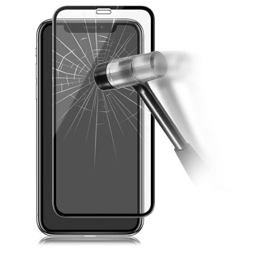 Tempered Glass For iPhone 11 Pro Max  - Black