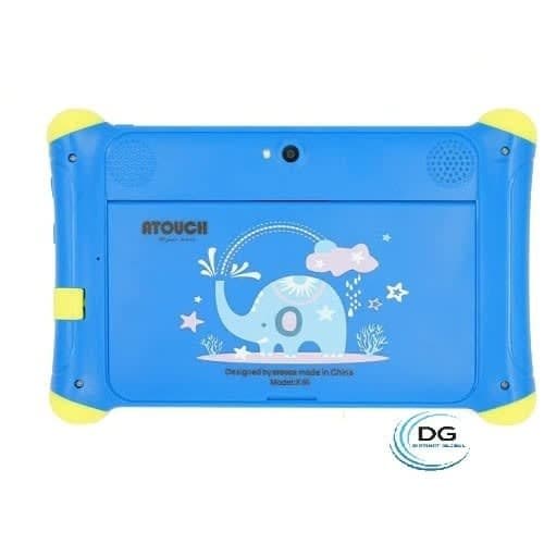K86, Kids Tablet 7 Inch, Android 6.0, 16gb Rom , 1gb Ram, Plus Free Gifts - Blue