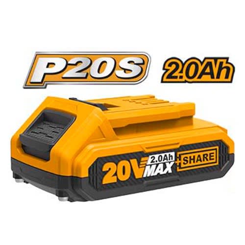 Ingco 20v 2.0ah Lithium-ion Battery Pack- Charger Not Included Fbli2001
