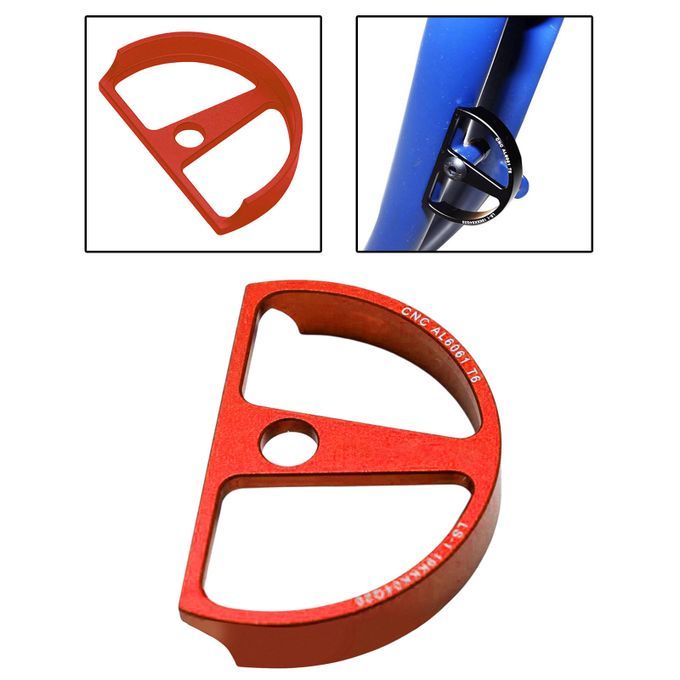 Aluminum Alloy Brake Cable Housing Line Shield Fender For  Red Red