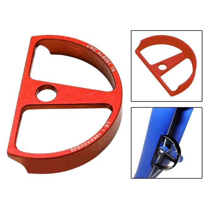 Aluminum Alloy Brake Cable Housing Line Shield Fender For  Red Red