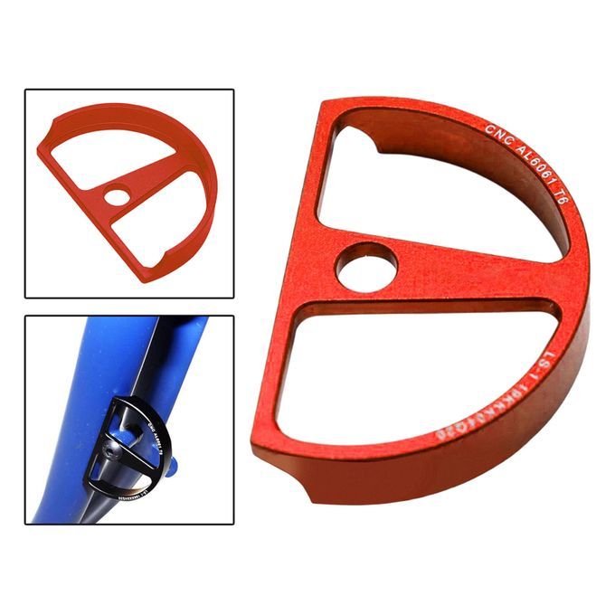 Aluminum Alloy Brake Cable Housing Line Shield Fender For  Red Red