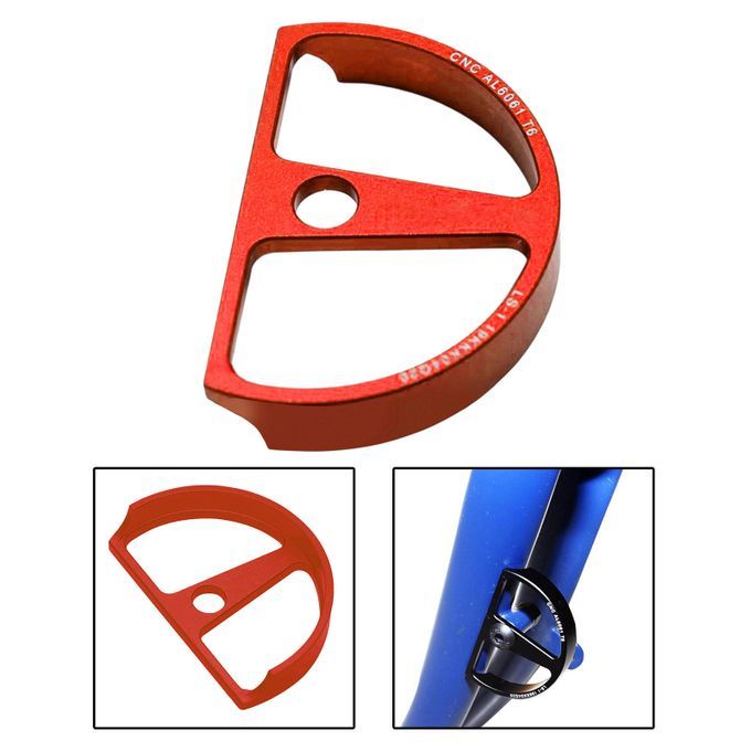Aluminum Alloy Brake Cable Housing Line Shield Fender For  Red Red