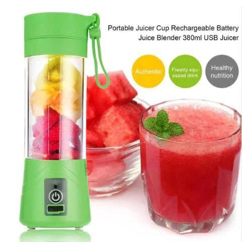 Rechargeable USB Extractor Mini Fruit Juicer Blender - 380ml - 2000mAh