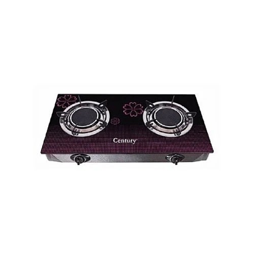 Table Top Glass Top  Gas Cooker - 2 Burners