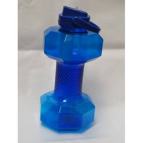 Dumbbell Shaped Water Bottle - Blue