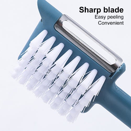 Fruits, Vegetables & Potato Peeler With Brush - 3pcs