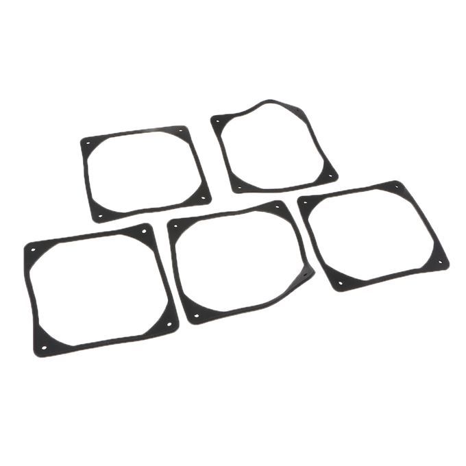 Anti-Vibration Silicon Fan Gasket 80mm - 5Packs Noise Reducing