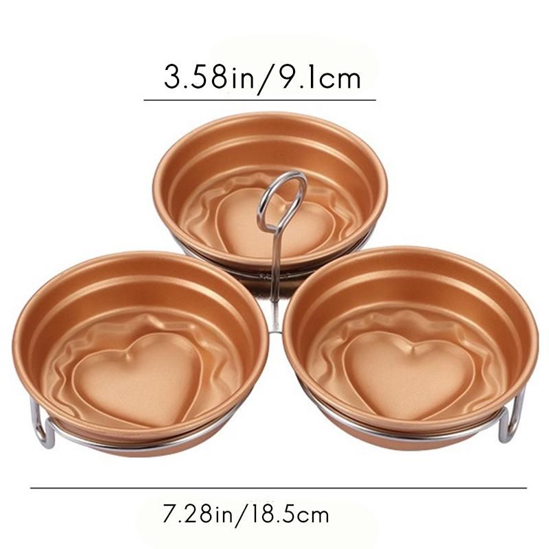 Cute Egg Poacher Stainless Steel Egg Boiler for Kids-Rose