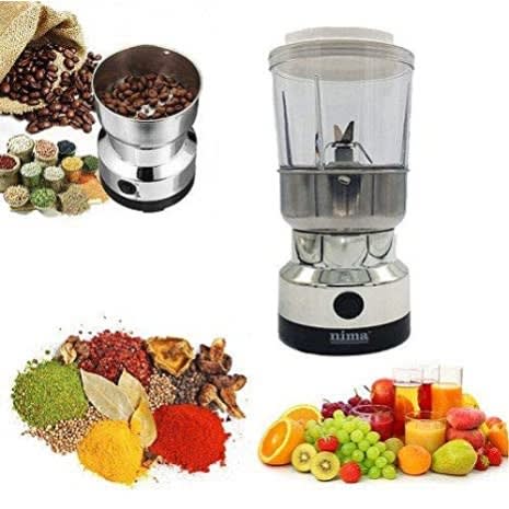2 In 1 Electric Grinder And Blender -Stainless Steel