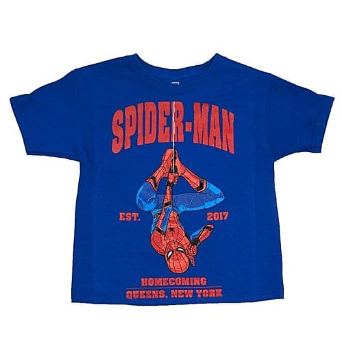 Spiderman Homecoming Graphic Tshirt-royal Blue
