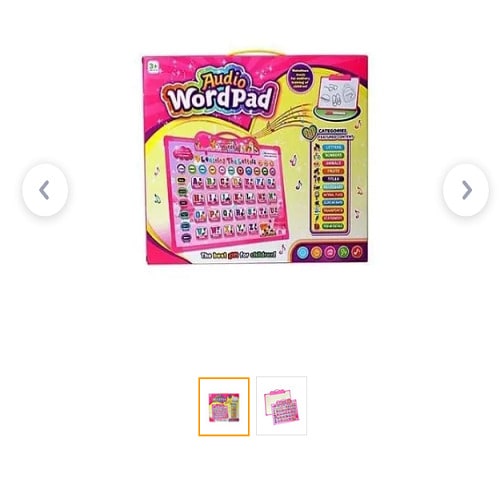 Audio Wordpad Educational Toy For Kids