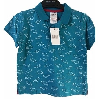 Alligator Printed Tshirt - Blue