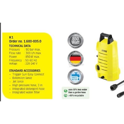 Karcher K1.100 High Pressure Car Wash Machine