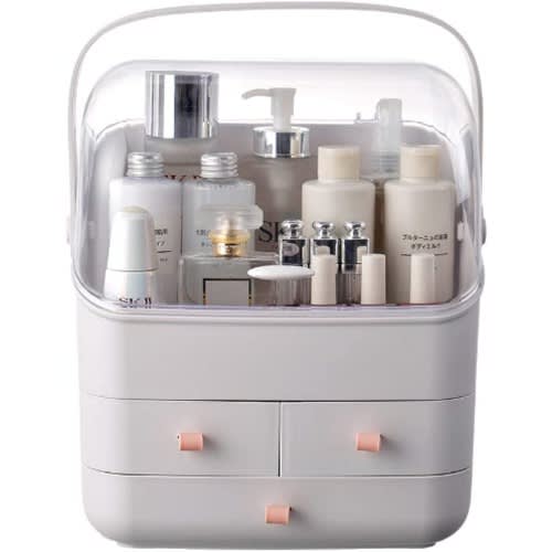 3 Layer Desktop Cosmetic Storage Box Make Up Organizer - 35.5*28*18cm