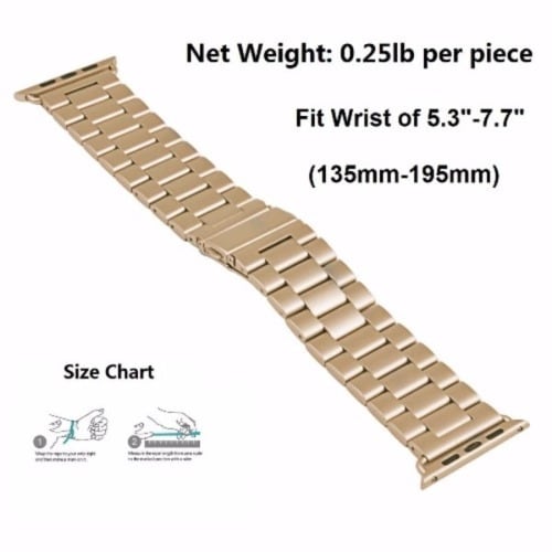 Bracelet Watchband For IWatch - 42mm - Gold