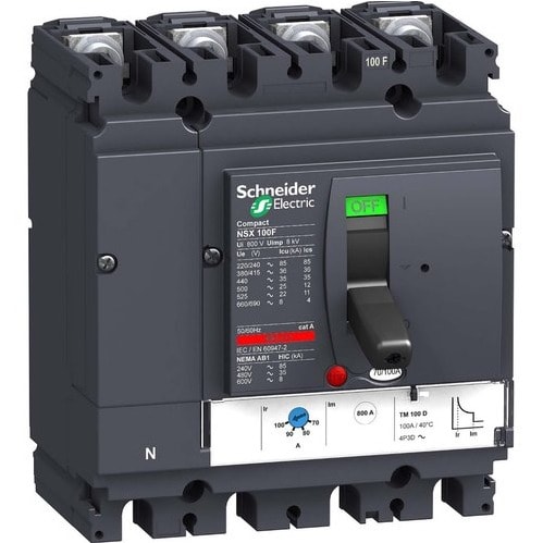 250A, 4 Pole Circuit Breaker