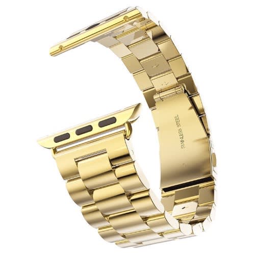 Stainless Steel Chain Strap For IWatch - 42/44mm  - Gold