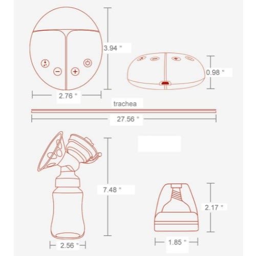 Double Electric Breast Milk Extractor For Baby Feeding