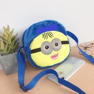 Minion Extra Soft Plush Crossbody Small Purse
