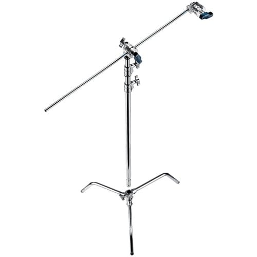 Heavyduty Stainless Steel Backdrop Light Turtle Base C-stand + Hold Arm Grip Head