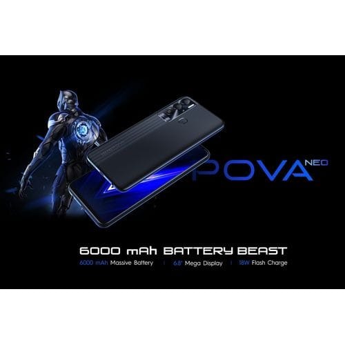 Pova Neo -Le6 - 6.8" Hd+ - 4GB RAM - 64GB ROM - 4G LTE - Dual Sim - 6000mAh