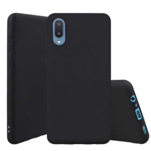 Silicon Back Case For Samsung Galaxy A02 - Black