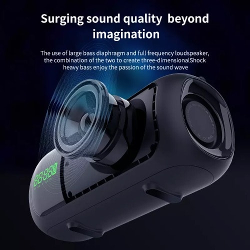 A5 Solar  Wireless Speaker/fm Radio With Torch Light