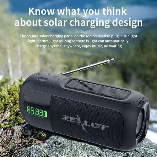 A5 Solar  Wireless Speaker/fm Radio With Torch Light
