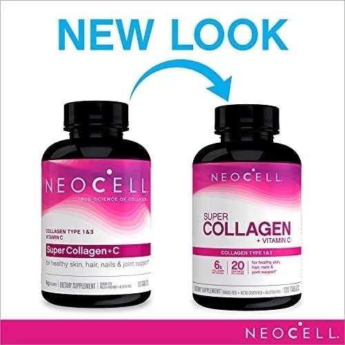 Neocell Super Collagen With Vitamin C - 120 Collagen Pills