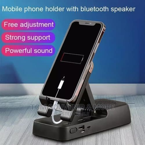 Bracket With Inbuilt Bluetooth Speaker & Powerbank
