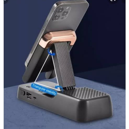 Bracket With Inbuilt Bluetooth Speaker & Powerbank