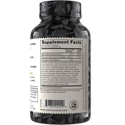 Fat & Sugar Detox - 60 Caps - Diet Cleanse & Metabolism Boost