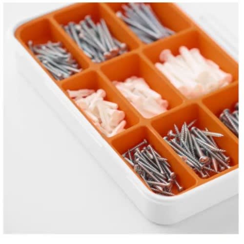 Fixa Screw And Plug Set - 260 Pieces - Silver