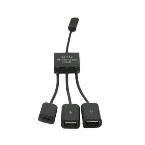 3 In 1 Micro Usb Hub Otg Cable For Samsung
