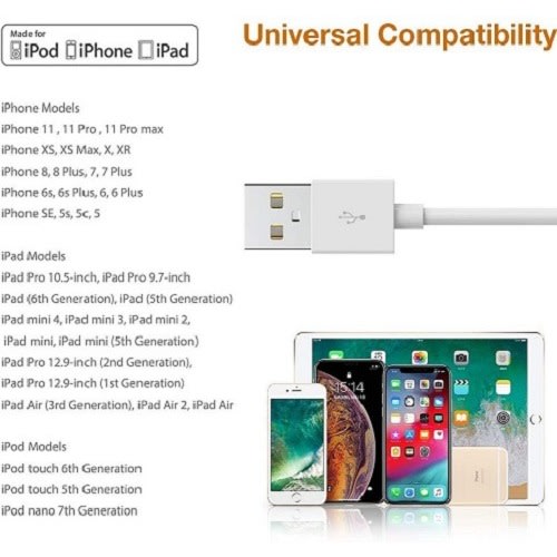 Fast iPhone Usb Data Cable For iPhone X/8/8plus/7/7plus/6s/6splus/6/6plus/se/5s/5, iPad 4/