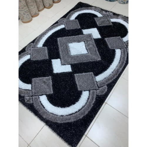 3 By 5ft Pattern Multicolor Center Shaggy Rug