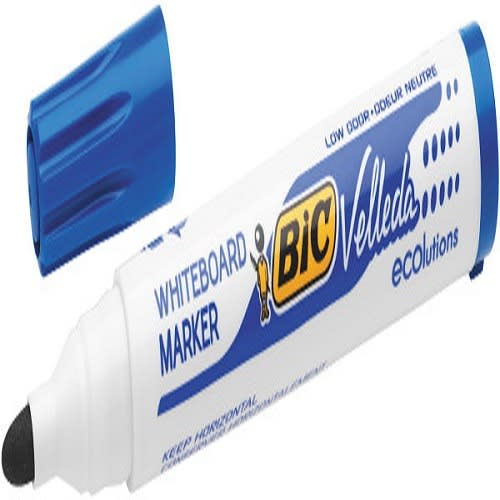 Velleda Pocket Bullet Marker 1701 - Eco Box - 12 Pieces - Blue