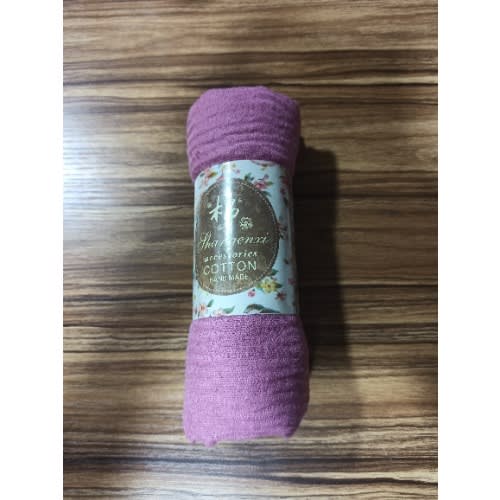 Plain Cotton Handmade Scarf - Lilac