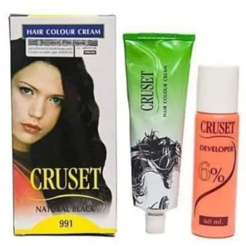 Cruset Natural Hair Dye - Black