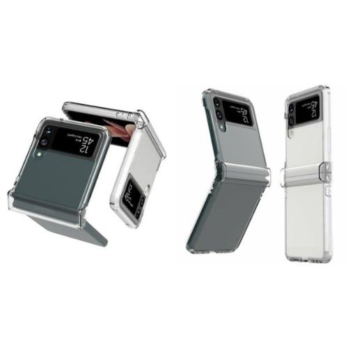 Nukin 360 Crystal Clear Transparent Cover For Samsung Galaxy Z Flip 3.