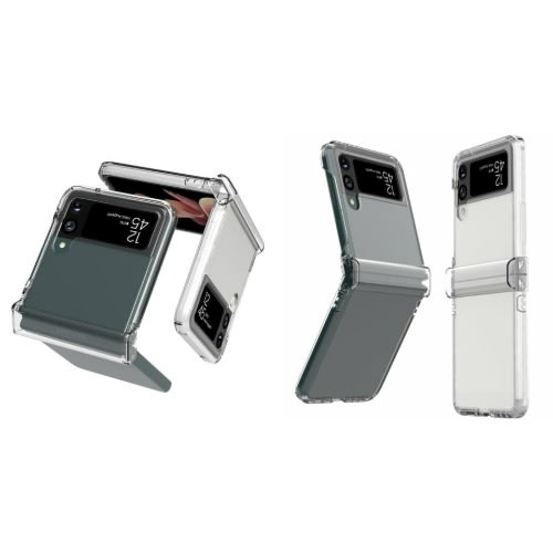 Nukin 360 Crystal Clear Transparent Cover For Samsung Galaxy Z Flip 3.