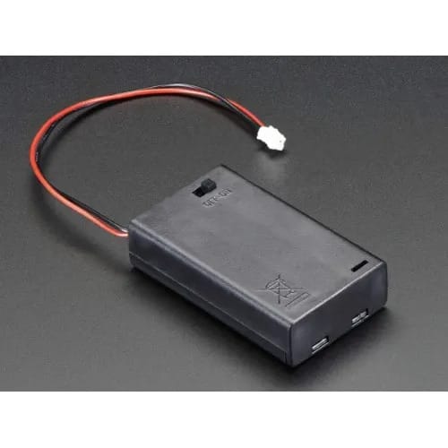 3xAAA Battery Holder With Switch And Cover