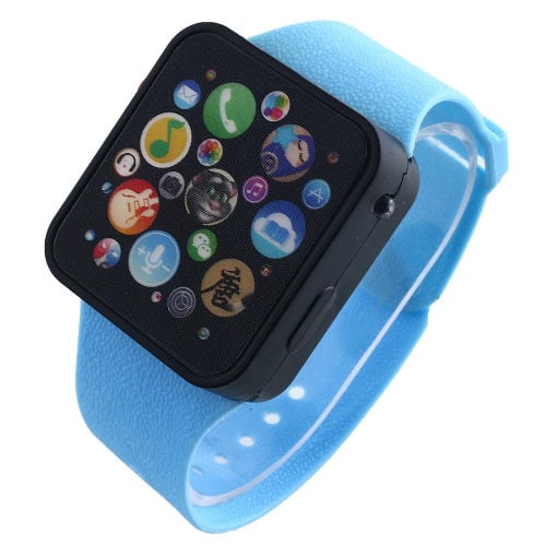 Kids Early Education 3D Touch Screen Smart Watch - Blue