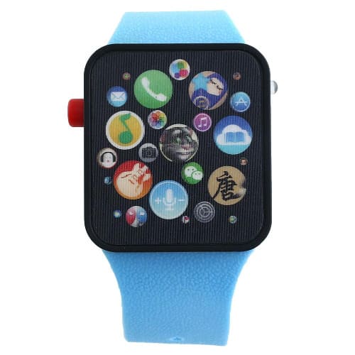 Kids Early Education 3D Touch Screen Smart Watch - Blue